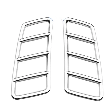 

For Mercedes-Benz GLE W166/GLE Coupe C292 Front Machine Outer Bonnet Air Vent Outlet Cover Trim ABS Chrome 2015 2016