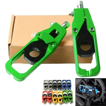 

For Kawasaki Z900 Z 900 2017 2018 Motorcycle CNC Aluminum Left & Right Chain Adjusters With Spool Tensioners Catena Z900 2018
