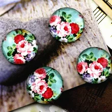 Новая мода 20 шт 12 мм ручной работы фото стеклянные кабошоны(E7-62