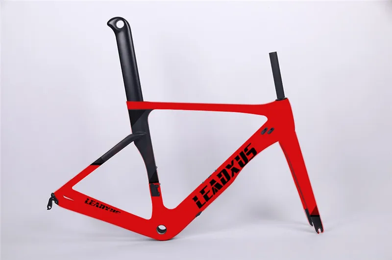 Cheap LEADXUS GAM180 Strong Aero Carbon Fiber Bicycle Frame Road Aero Bike Carbon Frame Many Colors Choice 34