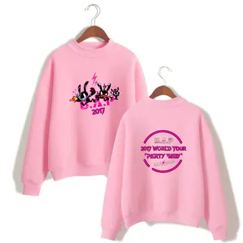 

Kpop B.A.P Best Absolute Perfect Print K-Pop Hoodie Sweatshirt Women Female Fans Turtleneck Capless Sweatshirt Clothes