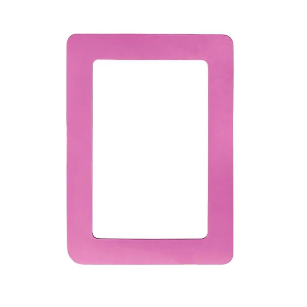 Новая мода фоторамки красочные магнитные фоторамки 11,8*16 см магниты для фото фоторамки хладато украшения дома - Цвет: Розовый