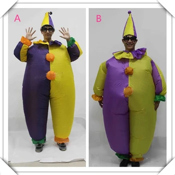 

Clown Inflatable Costume Adult Fancy Suit Carnival Party Clothing Halloween Costume Funny Inflatable Costumes For Adult