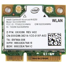 SSEA новая Wifi Bluetooth 3,0 Беспроводная карта для Intel 6230 6230AN 62230 ANHMW карта 300 Мбит/с 802,11 a/b/g/n Половина Mini PCI-E 2,4G/5 ГГц