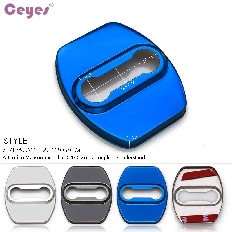 4pcs/lot Car Door Lock Cover Case for Kia Rio K2 Soul Hyundai Solaris Verna ix35 i30 Sonata 8 car interior accessories car door lock cover car exterior accessories car door cover