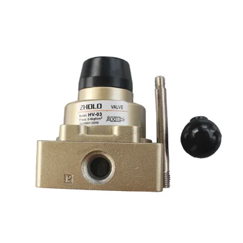 

3/8" 4 port 3 pos Manual Operated Valve Pneumatic Hand Valve HV-03 Pneumatic