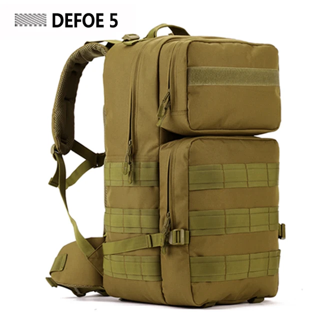 50L Outdoor Sports Bag Military Tactical Large Backpack Rucksacks For