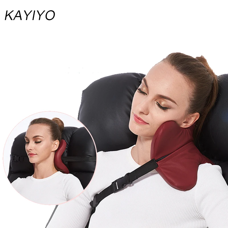 L082-Airplane Memory Foam  Neck Pillow Comfortable Travel Pillows For Sleep Nap Pillow for office  Car  Head Cushion (11)