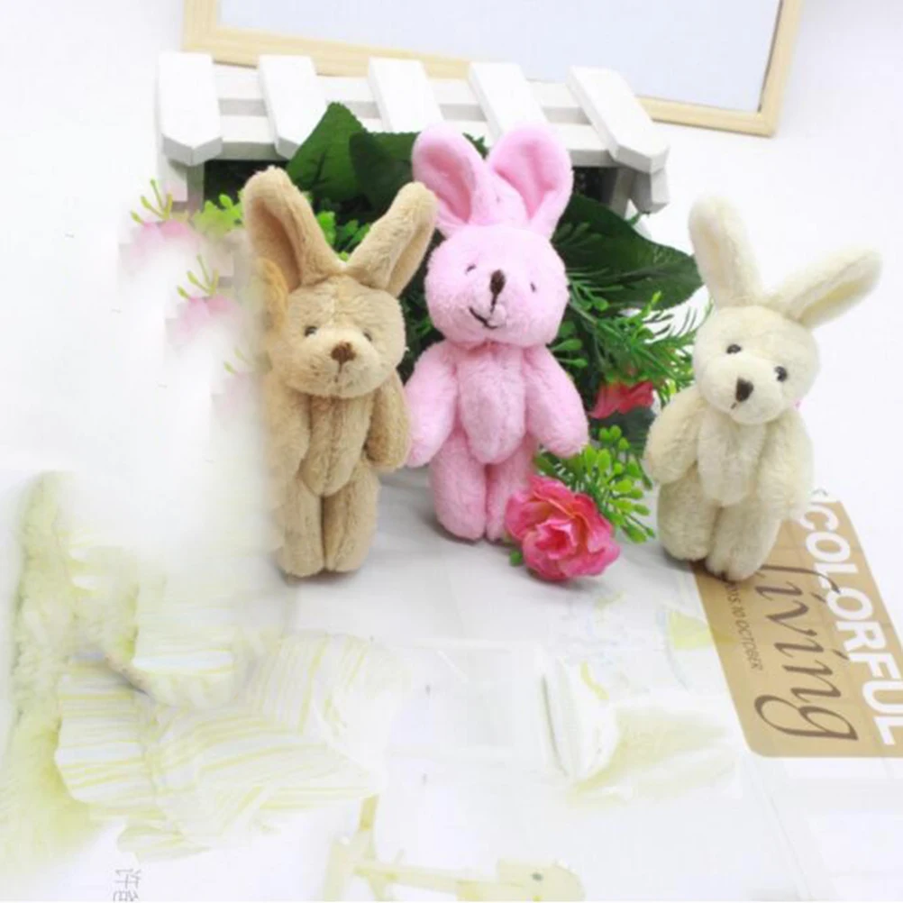 Wedding Gift Joint Rabbit Bouquet DIY Pendant Plush Stuffed TOY Plush AnimaFDCA 