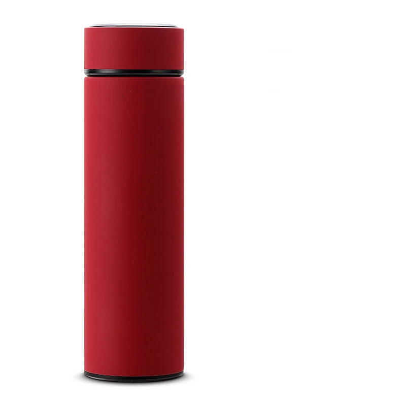 VILEAD просто бизнес термальная бутылка для воды твердая прямая Изолированная кружка для воды термос из нержавеющей стали для заварки чая вакуумная колба - Цвет: Red Thermos