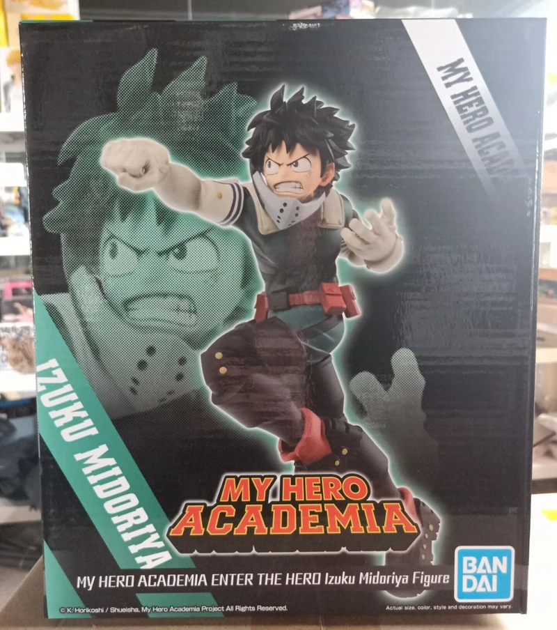 

WSTXBD BANPRESTO Original My Hero Academia Enter The Hero Lzuku Midoriya Figure Figurals Dolls Brinquedos Overseas