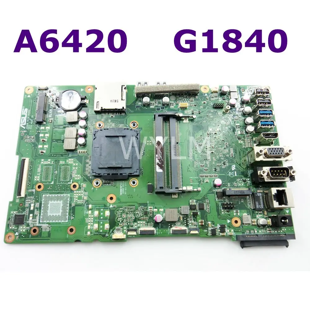 

A6420 MAIN_BD._/UMA/TPM With G1840 Motherboard For ASUS A6420 All in one Desktop Mainboard 90PT01B0-R02000 DDR3 1600MHz Test OK