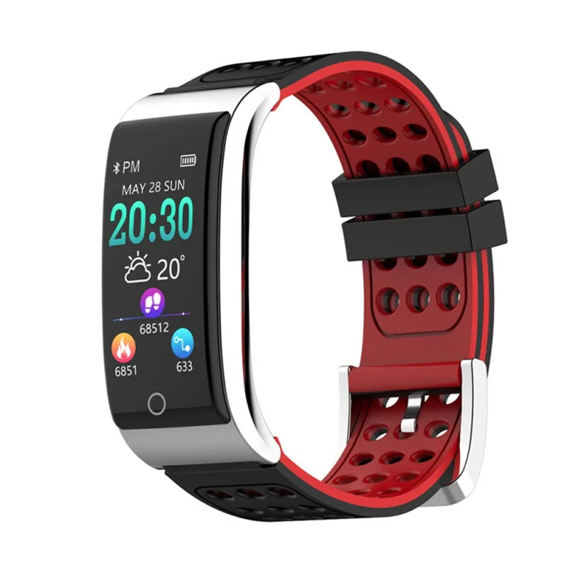 Color Screen Smart Bracelet Heart Rate Blood Pressure Monitoring Sports Fitness Watch For IOS / Android Relogio Masculino Color Screen Smart Bracelet Heart Rate Blood Pressure Monitoring Sports Fitness Watch For IOS / Android Relogio Masculino