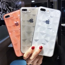 Crispyfish Роскошный Блестящий Бриллиант чехол для телефона для iPhone 6 6s 7 8 plus X Xs XR Xs Max Прозрачный Мягкий ТПУ силиконовый чехол