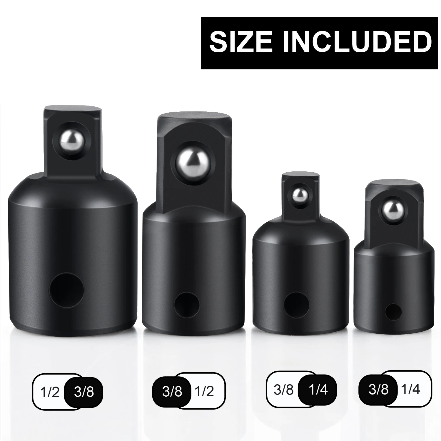 Socket Adapte Bits Set Hex Drill Nut Driver Power Shank 1/4