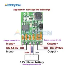 DC 5V 12V descargador de DC Converter Boost módulo UPS Diy Li-Ion LiPo batería de litio