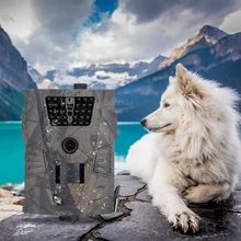 Goujxcy Ht-001 Водонепроницаемая камера для слежения на охоте 850nm Инфракрасные светодиоды Дикая камера Ip54 ночного видения для животных фото ловушки камера