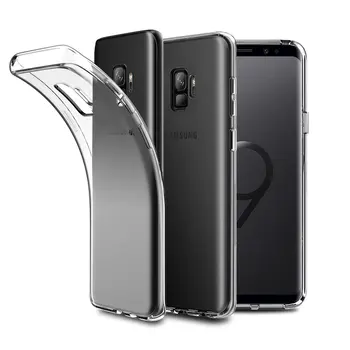 

10PCS/LOT.Ultra Thin Slim 100% Transparent soft Clear Case Soft Gel Cover for Samsung Galaxy S9/S9 PLUS