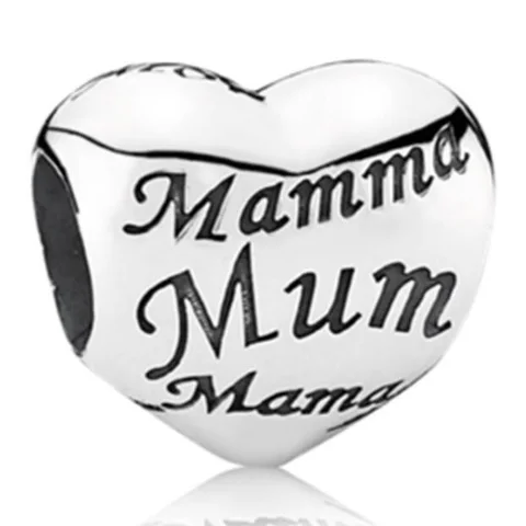 Maxi Small Statement Hollow Love Heart Key Bear Flower Crystal Beads Fit Brand Charm Bangles for Women Making Jewelry