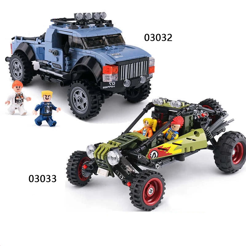 

Technic Series Car Pickup Truck Set Off-road Vehicle Model Building Block Bricks Compatible with Legoingly Toys for Boys Gifts