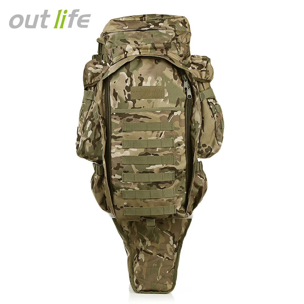 Outlife 60L في الهواء الطلق على ظهره العسكرية حقيبة متعددة الاستخدامات حزمة الظهر للصيد اطلاق النار التخييم التنزه الإرتحال السفر Outlife 60L في الهواء الطلق على ظهره العسكرية حقيبة متعددة الاستخدامات حزمة الظهر للصيد اطلاق النار التخييم التنزه الإرتحال السفر
