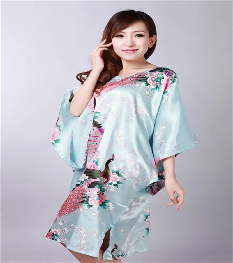 Халат женский Шелковый из вискозы один размер тринадцать цветов|gowns robes|gown meaninggown