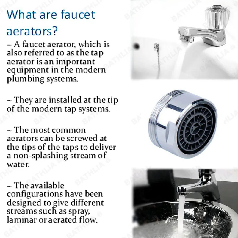 Bathroom Faucet Replacement Brass Water Saving Tap Aerator Male