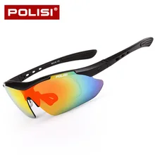 POLISI cycling Polarized glasses Windproof Anti-UV Gafas ciclismo Cycling Glasses Outdoor Sport Eyewear 5 Lens 1 glasses frame leilin transparent models protective glasses anti shock gafas seguridad trabajo anti splashing anti uv cycling glasses
