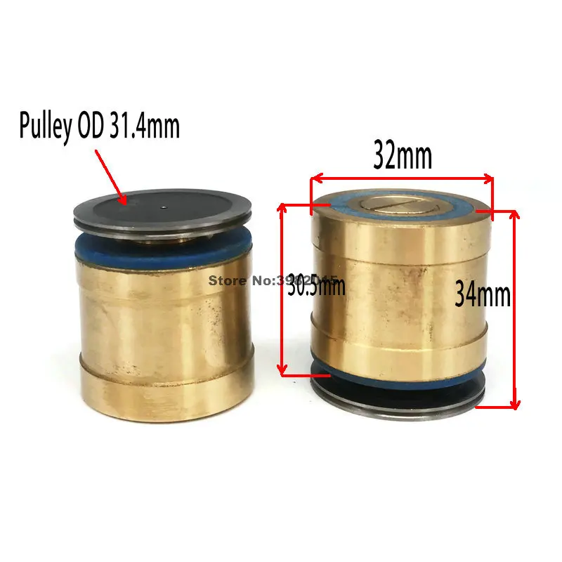 EDM Wire Cut Pulley Roller Guide 504 OD32*L34mm Wheel Assembly for WEDM Cutting Machine | Инструменты