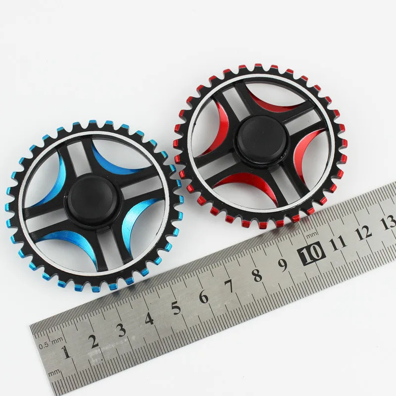 

Gear Model Metal Creative Round Fidget Spinner Hand Spinner Finger Anime Idol Weapon Toy decor collect Gift