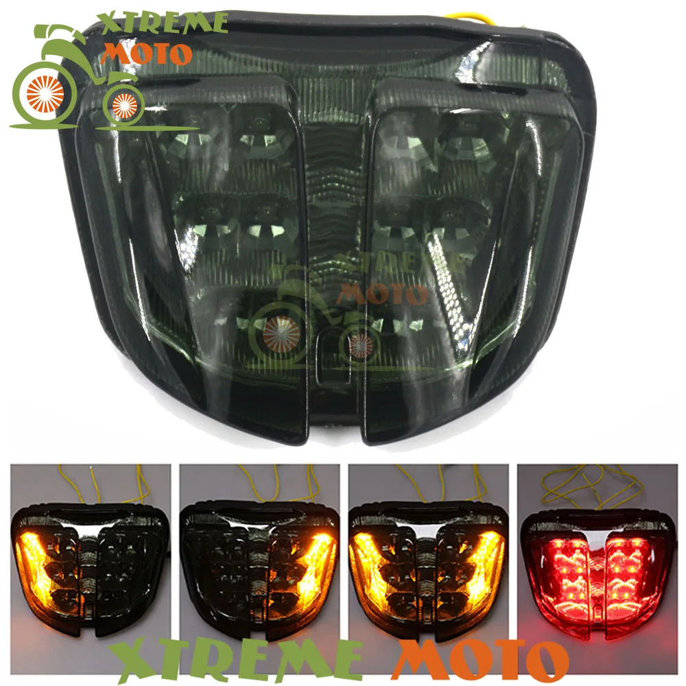 

Motorcycle LED Rear Turn Signal Tail Stop Light Lamp Integrated For Suzuki GSXR600 GSXR750 GSXR 600 750 K6 K7 2006 2007 06 07