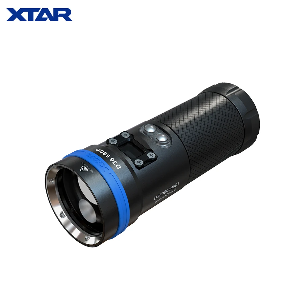 

XTAR D36 Diving Flashlight Kit OLED screen CREE XHP70.2 XHP35 HI max 5800 lumen underwater 215M dive torch with battery charger