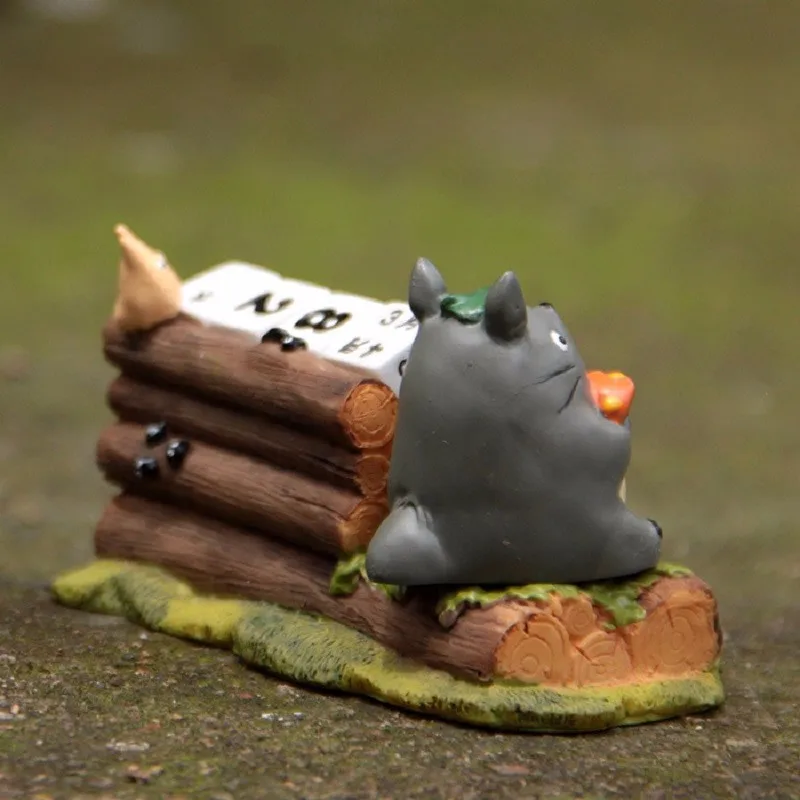 Студия Ghibli miyazaki totoro милый календарь totoro Смола экшн Коллекция игрушечных фигурок модель игрушки для детей рождественские подарки