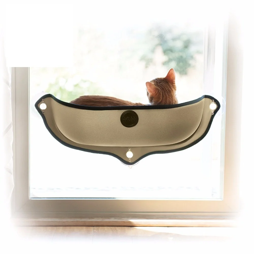 Drop shipping Removable Cat Window Bed Ultimate Sunbathing Mounted Hammock Lounger Perch Cushion | Дом и сад