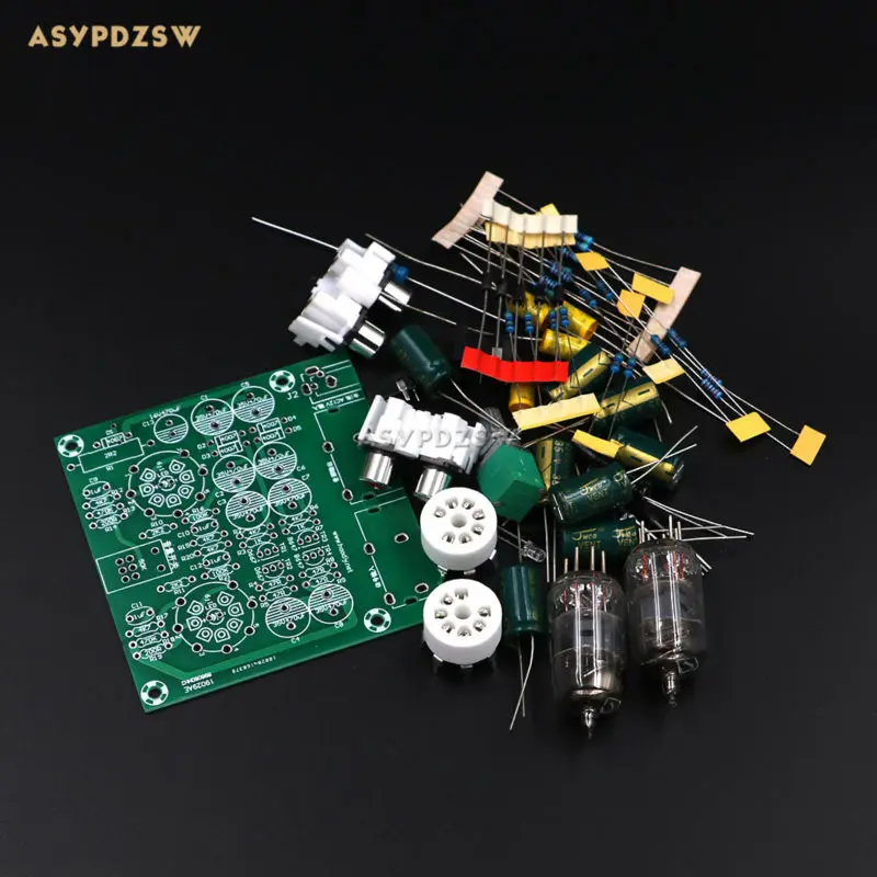 Online Audiófilo 6J1 tubo preamplificador auriculares amplificador de potencia tubo buffer DIY kit Base en la fidelidad de la música CIRCUITO DE X 10D