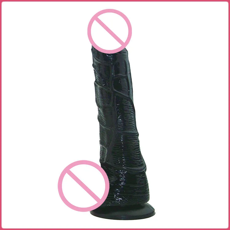7-5-inch-Dildos-Realistic-Big-Black-Sex-Product-For-Women-Huge-Penis-with-textured-shaft
