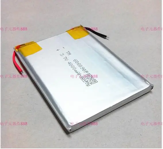 3.7V polymer 606090 4000mAh mobile power monitoring camera rechargeable treasure dedicated battery Rechargeable Li-ion Cell Rech |