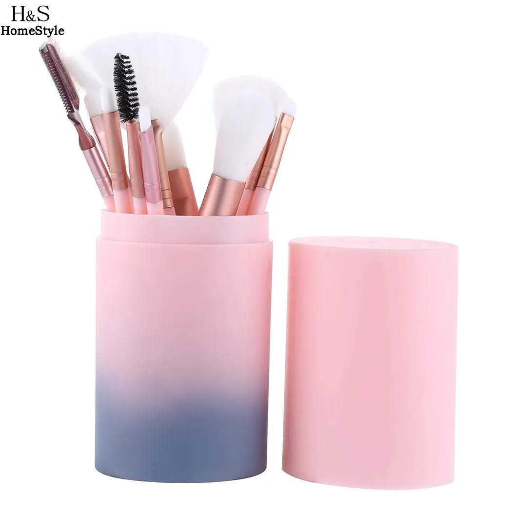 Hot Display Stand With 12PCS Makeup Brushes Set Makeup Case Storage