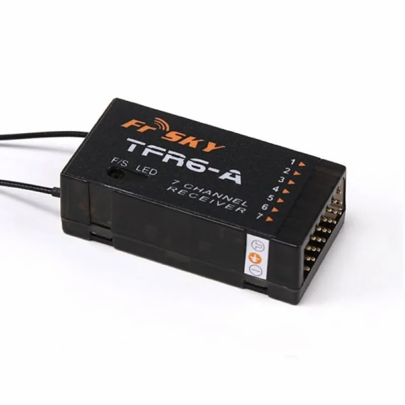 

FrSky TFR6/TFR6-A 2.4GHz 7CH RC Receiver FASST for Frsky TF-8M FUTABA TM7 TM8 TM10 TM14