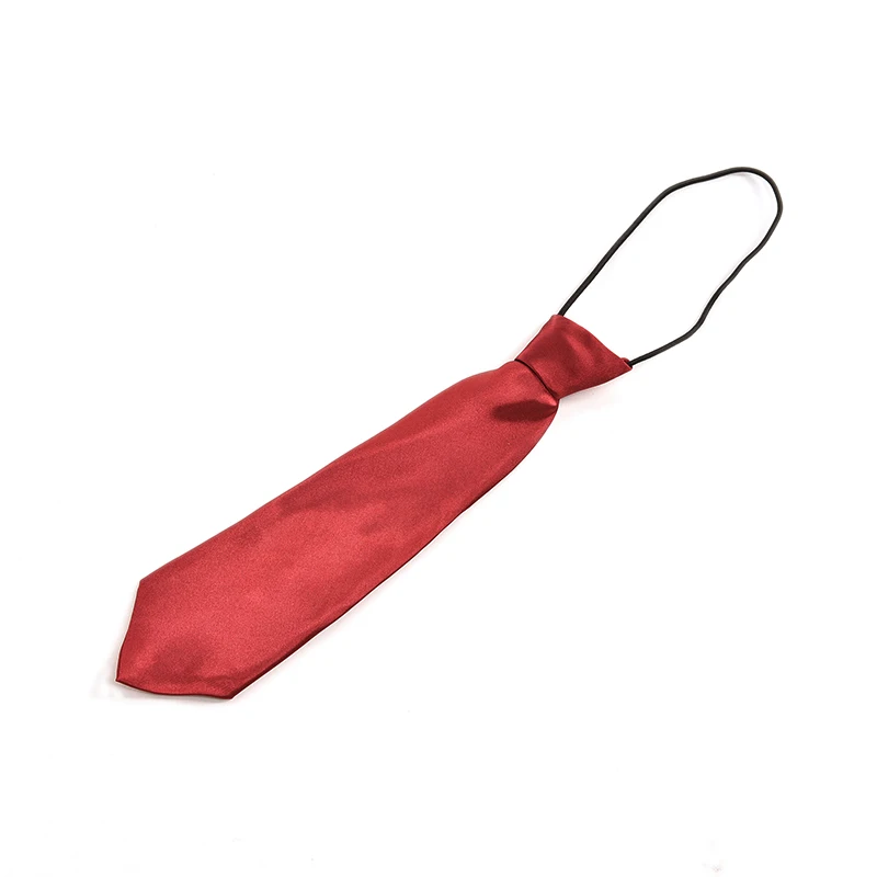 Модные детские однотонные Галстуки для маленьких мальчиков и девочек, Школьный костюм, аксессуары, галстуки - Цвет: wine red