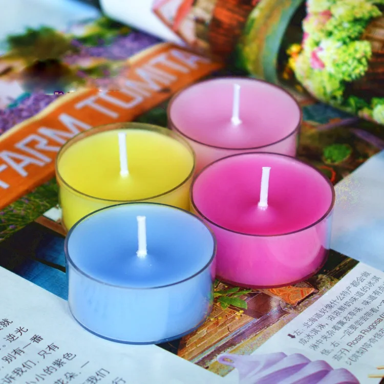

6 DIY Candles Acrylic Empty Cups Homemade Scented Candles Transparent Mini Containers Handmade Aromatherapy Wax Candle Mold