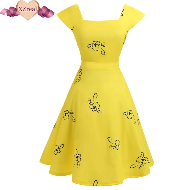 ladies yellow summer dresses
