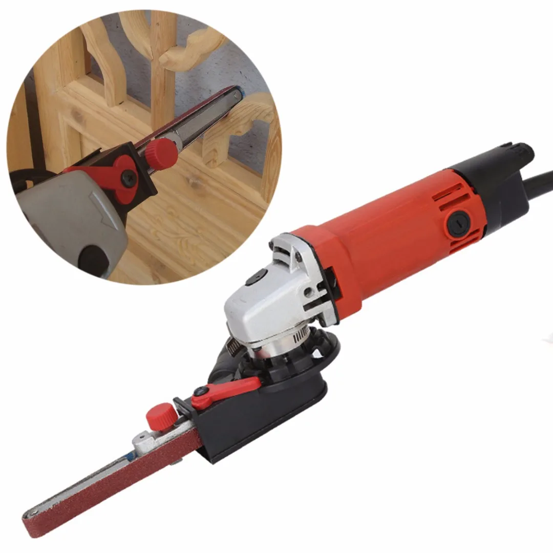 Sander Machine Sanding Belt Adapter Head Convert M10 With Sanding Belts For 4 Electric Angle Grinder