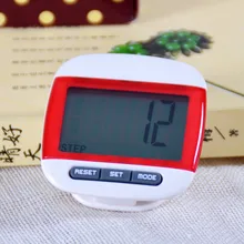 1 pcs Red Mini LCD Pedometer Calorie Walking Distance Calculation Digital Counter Sports Accessories 2016 Hot Sale