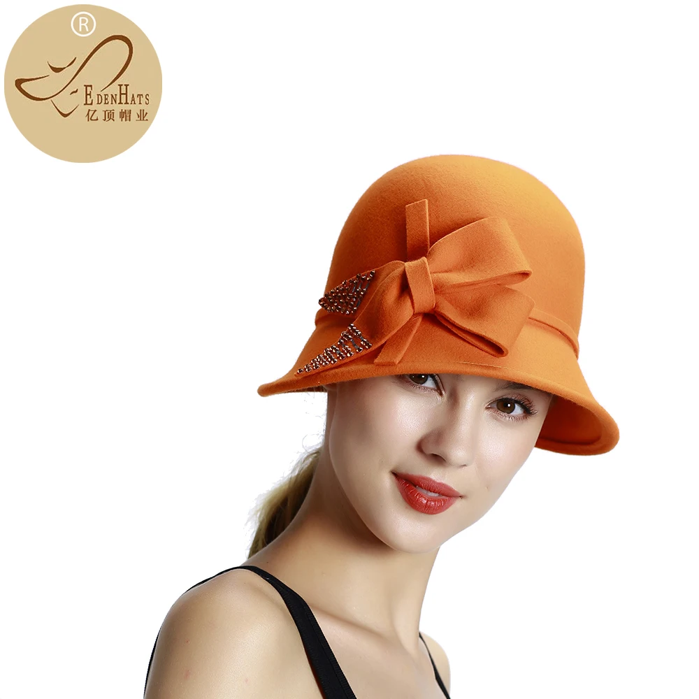 short brim felt hat