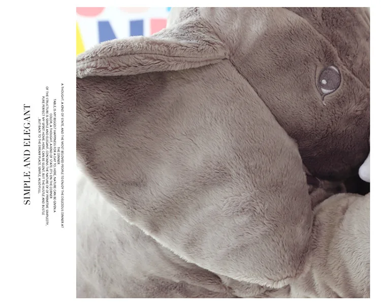 Ins милый слон подушка в стиле аниме плюс размер для маленьких детей спящий мате плюшевая игрушка беременность u-образный Подушка детский подарок