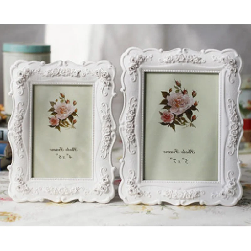 Buy 6 inch simple photo frame silicone mold children