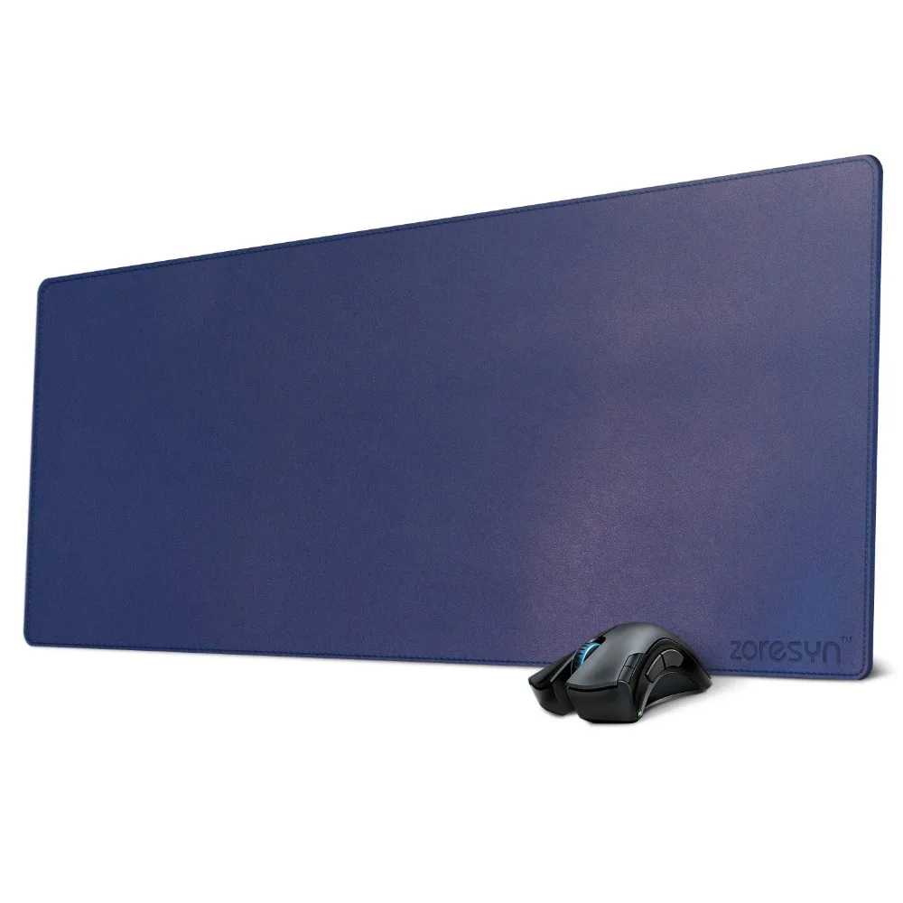Oversized PU Leather Mouse Pad 90x40cm Multifunctional Computer Desk