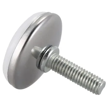 

Furniture Adjustable Screw On Glide Leveling Foot Feet M6x20mm 4 Pcs