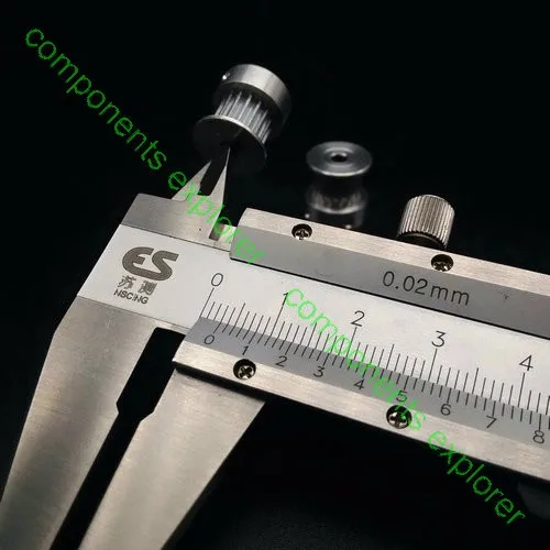 GT2/2GT 16 зубьев ГРМ шкивы, 3 мм, 3,175 мм, 4 мм, 5 мм и 6 мм отверстие для 3,5 мм, 6 мм и 9 мм Ширина ремня, 2 шт./лот